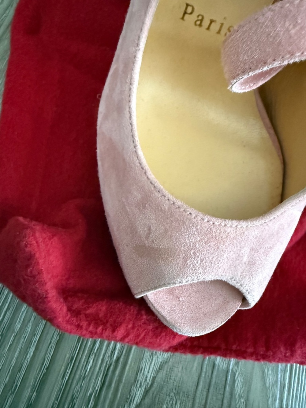 Christian Louboutin ballet peep toe heels - Picture 4 of 4